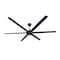 Iliving 78 Inch, 6.5 feet HVLS 6 Blades BLDC Big Ceiling Fan, High Volume Low Speed HVLS Outdoor Fan with Powerful Brushless DC Motor, Reversible Industrial Commercial and Residential 78" Blade, 11896 CFM at 135 RPM with IR Remote ILG8HVLS78 - alternate 1